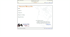 Desktop Screenshot of creativemetals.com